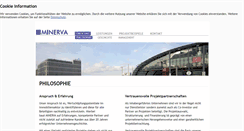 Desktop Screenshot of minerva-immobilien.de